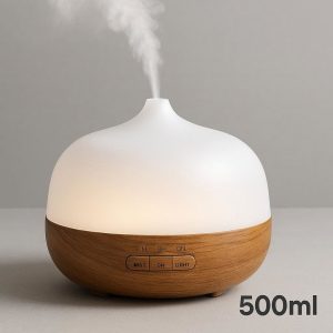 _69578cc3-7ad7-4b05-be20-560956902f53 500ml Large Capacity Essential Oil Diffuser - Auto Shut-off & Timer Function