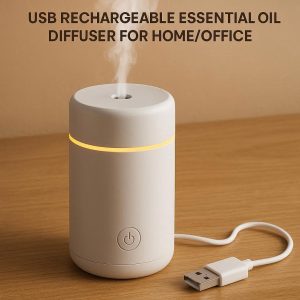 _76f5bf7d-a5d1-4e0f-8630-d5c445bdb67c Aromatherapy Electric Diffuser - USB Rechargeable Essential Oil Diffuser for Home/Office